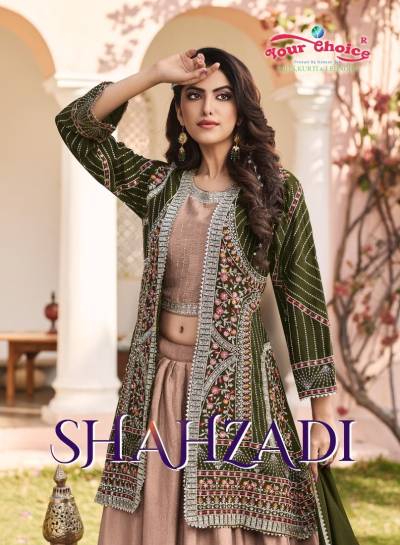 Shahzadi By Your Choice Designer Eid Special Jacket Suit Collection